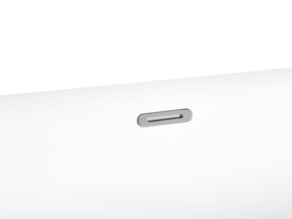 Fritstående Bad Blank Hvid Sanitær Akryl 170 x 79 cm Oval Moderne Design toitlet tilbehør
