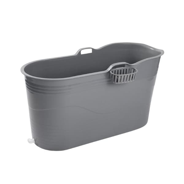 Tubfamily - XL badebalje til voksne - Grå - 123cm