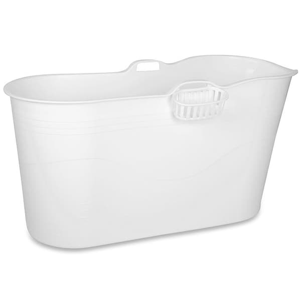 Tubfamily - XL badebalje til voksne - Hvid - 123cm