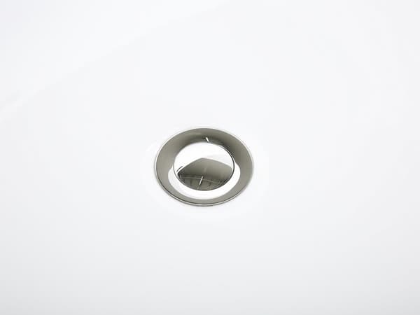 Fritstående Badekar Sort Hvid Sanitærakryl 160 x 80 cm Stor Oval Karbad Japansk Moderne Minimalistisk Design Badeværelse Tilbehør til Voksne