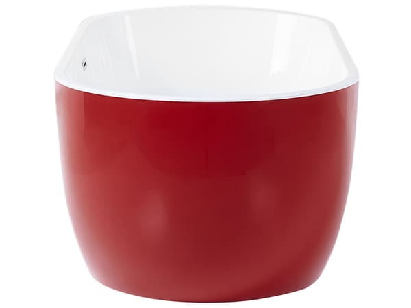 Badekar Sort Hvid Oval Skandinavisk Moderne Design Fritstående Bad Høj Kvalitet Metal Badeværelse Badeværelsesmøbel Ovalformet
