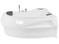 Miniatyrbilde 6 av 11: Massasjepunkter Badekar Hvit Sanitær Akryl med LED Bluetooth-høyttaler 210 x 145 cm Moderne Design Badekar