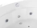 Miniatyrbilde 8 av 11: Massasjepunkter Badekar Hvit Sanitær Akryl med LED Bluetooth-høyttaler 210 x 145 cm Moderne Design Badekar