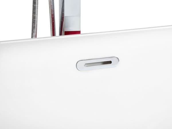 Frittstående Badekar Rød Sanitær Akryl Oval Enkelt 170 x 77 cm Moderne Design