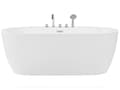 Miniatyrbilde 1 av 11: Frittstående Badekar Hvit Sanitær Akryl Oval Enkel 170 x 80 cm Moderne Design