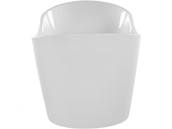 Badekar Hvit med Sølv Sanitær Akryl 150 x 75 cm Frittstående Moderne stil