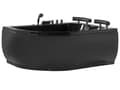 Miniatyrbilde 1 av 10: Boblebad Svart 158 x 113 cm Sanitær Akryl LED-lys Spa Moderne Venstre