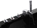 Miniatyrbilde 10 av 11: Boblebad Sort 190 x 135 cm LED-lys med 7-farger for 2 personer Elegant Moderne Design