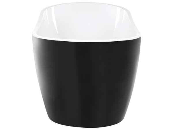Fritstående Bad Sort Sanitær Akryl 170 x 78 cm Ovalt Design