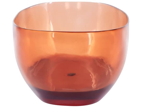 Frittstående badekar Transparent rød Solid overflate 169 x 78 cm oval enkel moderne design