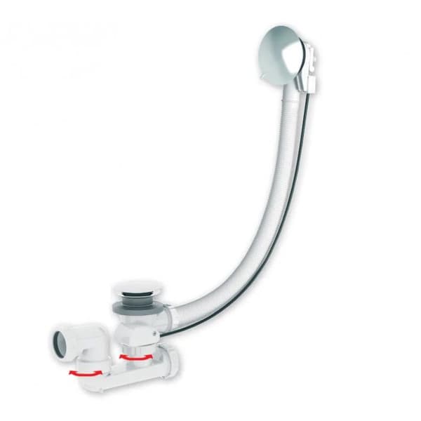 Automatisk badkarsavlopp med kabel 650mm - VALENTIN - 00 582000 000 00