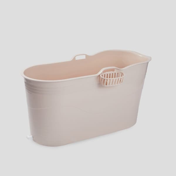 Tubfamily - XL badebalje til voksne - sand  - 123cm