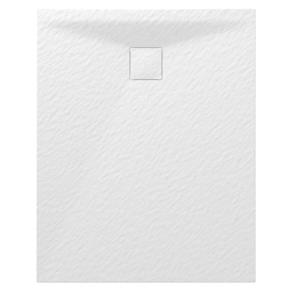 DUSCHBRICKA rektangulär 100x80 CM vit SMC-KOMPOSIT TEJA