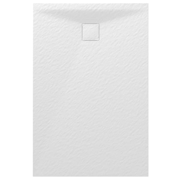 DUSCHBRICKA rektangulär 120x80 CM vit SMC KOMPOSIT TEJA