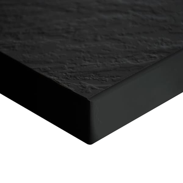 DUSJEBUNN rektangulær 100 x 80 CM SORT KOMPOSIT VIVA