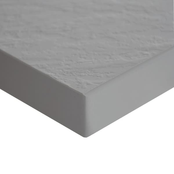 DUSJEBUNN rektangulær 100 x 80 CM GRÅ KOMPOSIT VIVA