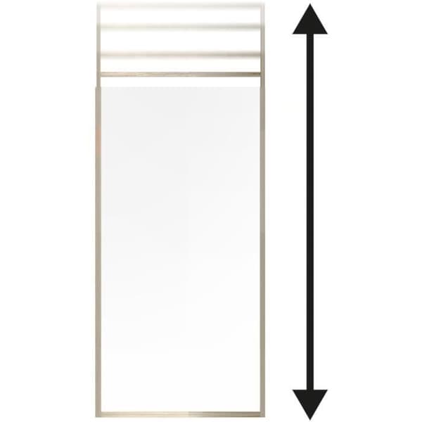Badkarshänge 1 panel - GELCO - ONLY Gold - 70 x 155 / 210