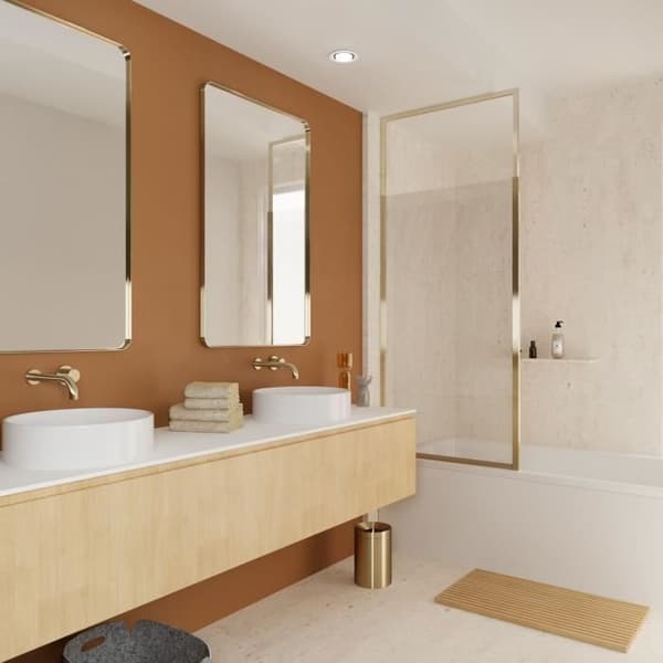 Badkarshänge 1 panel - GELCO - ONLY Gold - 70 x 155 / 210