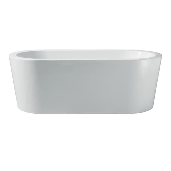 Fristående badkar OCEANIC Islã - Akryl - L.170 x B.80 x H.58 cm - Vit
