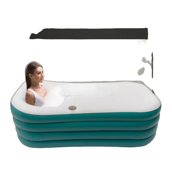 Inflatable Badekar, Miljøvenligt Design, Hurtig Oppustning, Ergonomisk Form