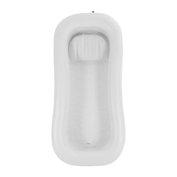 Bærbar Oppustelig Badekar, Hurtig Oppustning, Rummelig Design,HVID