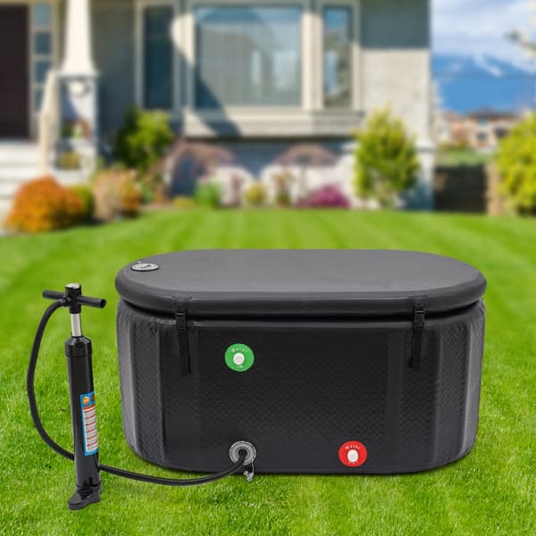 Uppblåsbar isbadkar, PVC-material, 275L kapacitet