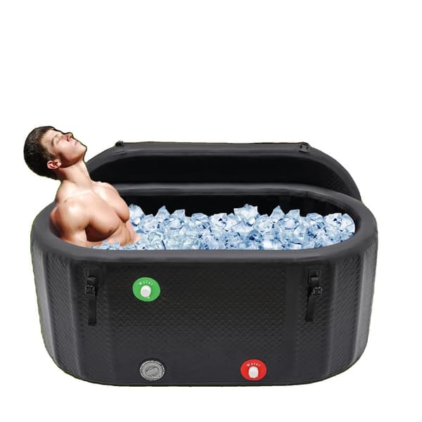 Uppblåsbar isbadkar, PVC-material, 275L kapacitet