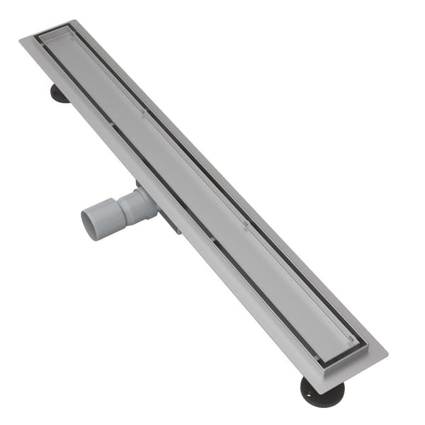 LINEAR AFVANDING UNDER flisen 80 cm STÅL 2i1 SIFON BRUSER BUND ENTERO