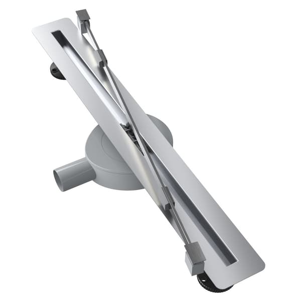 Avloppsränna UNDER plattan 60 cm STÅL DUSCHSIL LUNO INOX