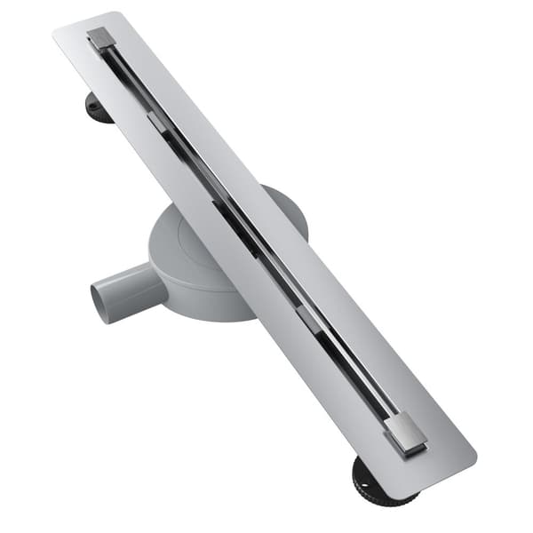 Avloppsränna UNDER plattan 60 cm STÅL DUSCHSIL LUNO INOX