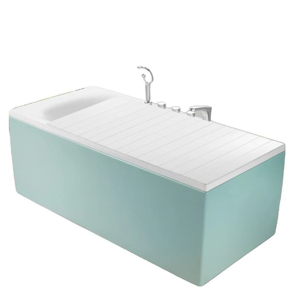 Kylpyammeen kansi, PVC-materiaali, helppo puhdistaa, moderni muotoilu,75CM Leveys