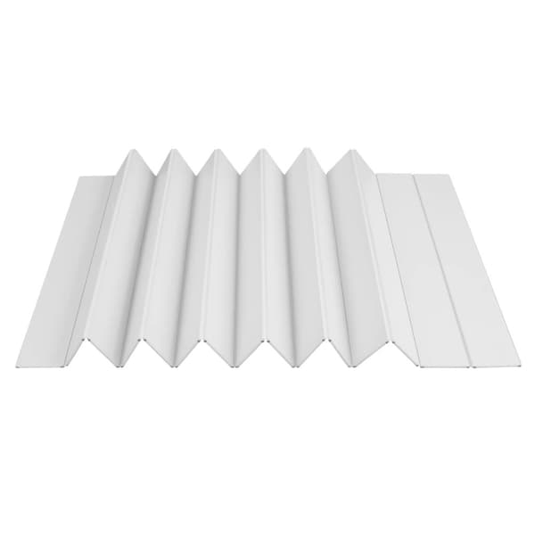 Badekar Cover, Foldbart Design, PVC Materiale, Rektangulær Form,Lys Grå