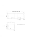 Miniatyrbillede 4 af 4: Universalholder til badekar 120 - 170 x 75
