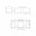 Miniatyrbillede 4 af 4: Universalholder til badekar 160 - 200 x 80