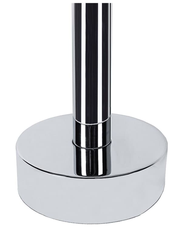 Fritstående kararmatur Sølv og Messing i blank stål 116 cm badekar tilbehør med Håndbruser Moderne Design dekor med fast tude og luftblander