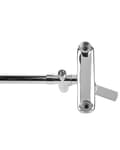 Miniatyrbillede 8 af 9: Moderne Mixer Brusesæt Blank Sølv Messing Regn Funktion Moderne Design Stil