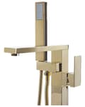 Pikkukuva 4 / 11: Lattiahana kultainen 15 x 120 x 26 cm messinki muovi rosteri alumiini sinkki käsisuihku