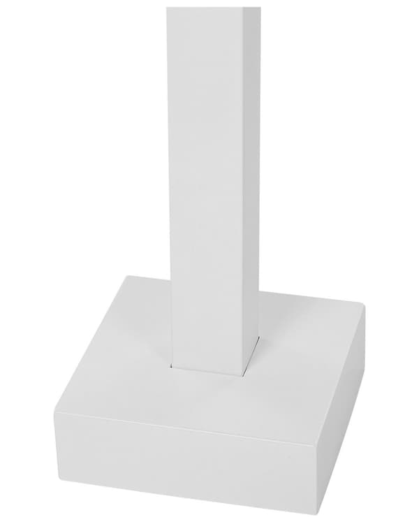 Lattiahana valkoinen 15 x 108 x 23 cm messinki vapaasti seisova käsisuihku