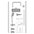 Miniatyrbild 8 av 9: EISL Duschset med takdusch EASY COOL krom