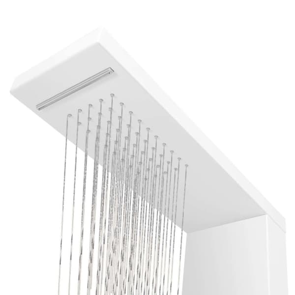 bruserpanelsystem aluminium mat hvid