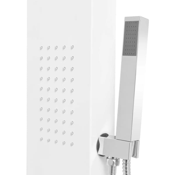bruserpanelsystem aluminium mat hvid