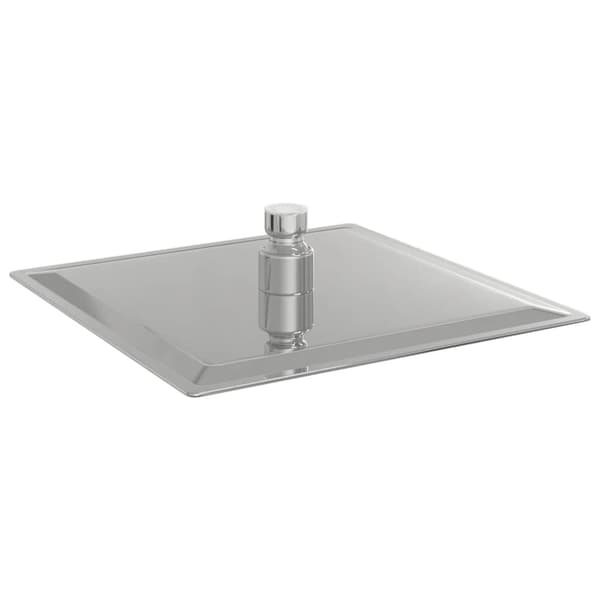 vidaXL Regndusjhode rustfritt stål 304 20x20 cm firkantet