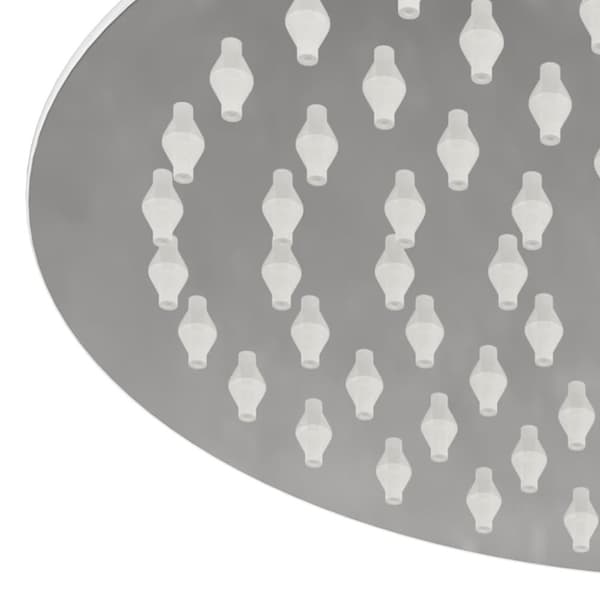vidaXL Regndusjhode rustfritt stål 304 20 cm rund