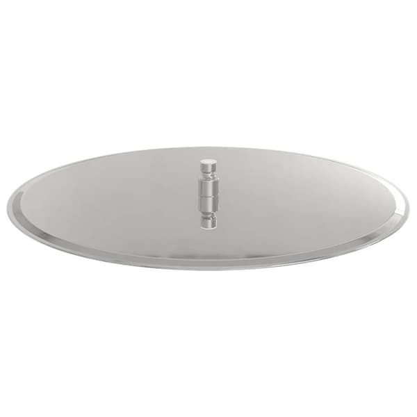 vidaXL regnbrusehoved 50 cm rund rustfrit stål 304