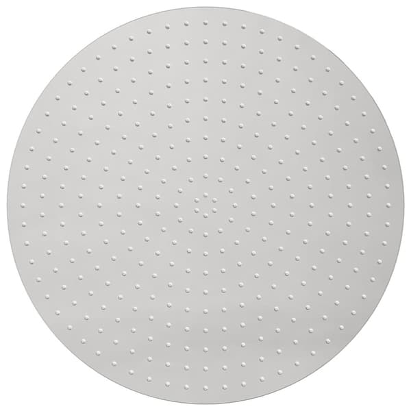 vidaXL regnbrusehoved 50 cm rund rustfrit stål 304