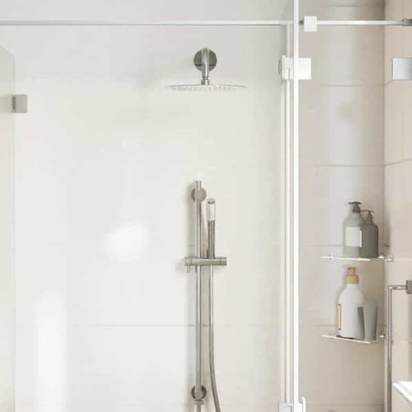 vidaXL Sadesuihkupää ruostumatonta terästä 304 25 cm pyöreä