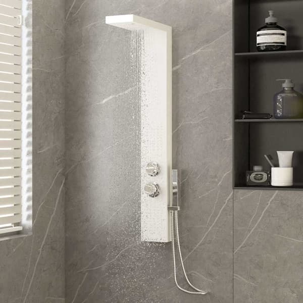 Duschpanelsystem aluminium vit