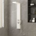 Miniatyrbild 1 av 2: Duschpanelsystem aluminium vit