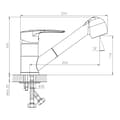 Miniatyrbild 2 av 2: Kitchen Faucet DECOROOM DR70023