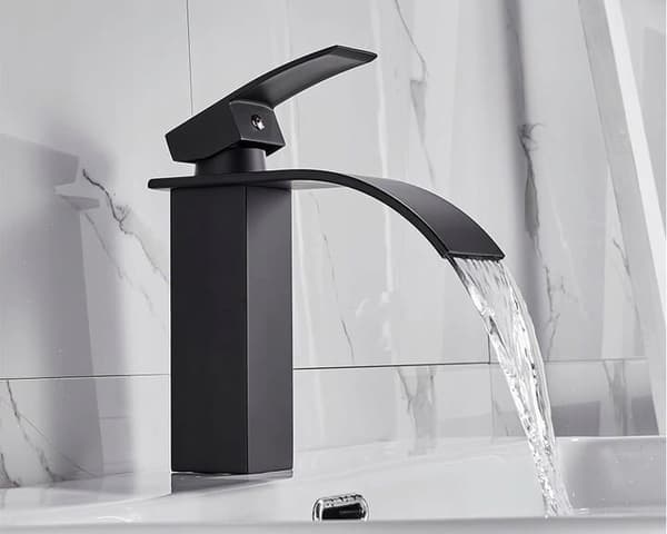 Sort Håndvaskhane - Holdbar, Sikker & Moderne Design til Badeværelse